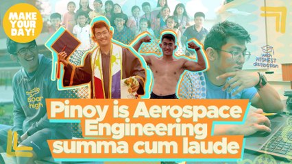Pinoy is Aerospace Engineering summa cum laude | Make Your Day
