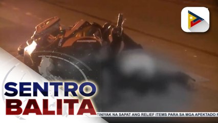 Motorcycle rider, patay matapos banggain ang isang truck sa Quezon city
