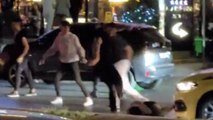 Esenyurt’ta hesap ödemeyen gençleri sokak ortasında dövdüler: O anlar kamerada