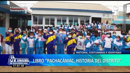 Se presentó el libro “Pachacámac, historia del distrito”