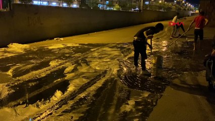 Herkes petrol sandı: Diyarbakır'da panik anları