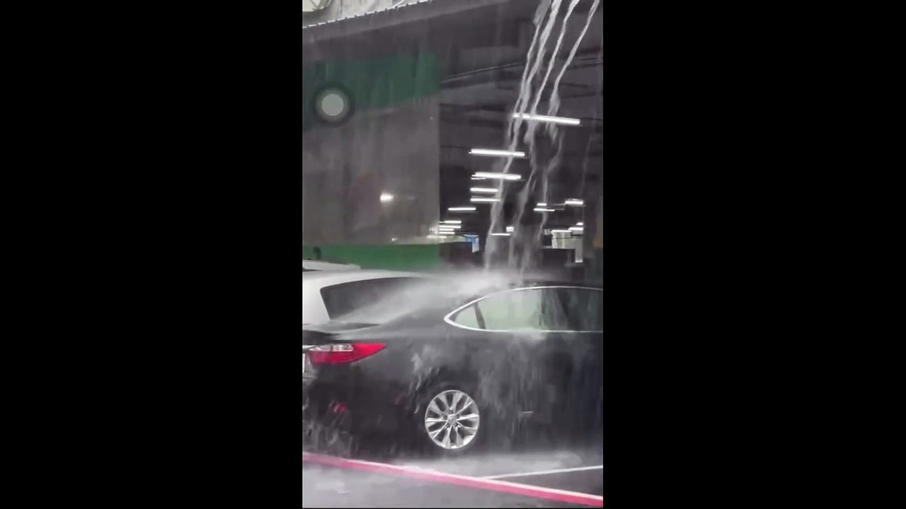 老天爺都知道車很髒 市場買菜附贈「免費洗車」網一看笑翻