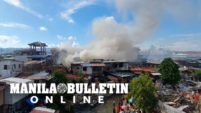 Fire hits populated area in Sitio Bato, Brgy Ermita Cebu City
