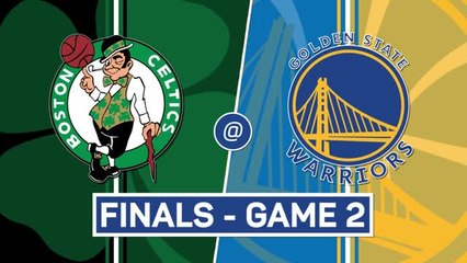 Télécharger la video: Curry leads Warriors to level Finals against Celtics