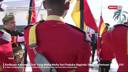 YDP AGONG | AGONG TIBA DI ISTANA NEGARA