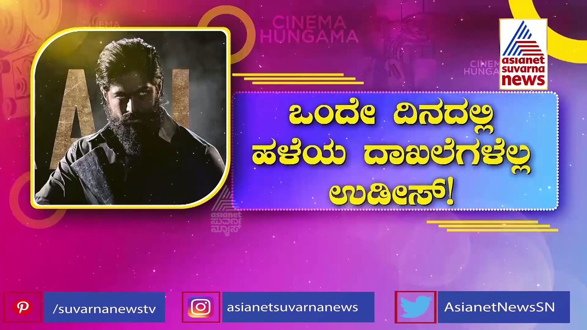 ಇತಿಹಾಸ ಬರೆದ KGF 2 ಟ್ರೈಲರ್, ಒಂದೇ ದಿನದಲ್ಲಿ ಹಳೆಯ ದಾಖಲೆಗಳೆಲ್ಲ ಉಡೀಸ್!