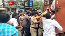 BJYM Leaders Dharna At Jubilee Hills: మైనర్ బాలిక అత్యాచార కేసులో నిందితుల అరెస్టుకు డిమాండ్