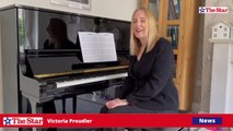Piano teacher Victoria Proudler who has written a book on passing piano exams.