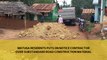 Matuga residents puts on notice contractor over substandard road construction material