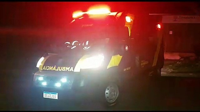 Idosa de 82 anos sofre queda, bate a cabeça e é socorrida pelo Siate