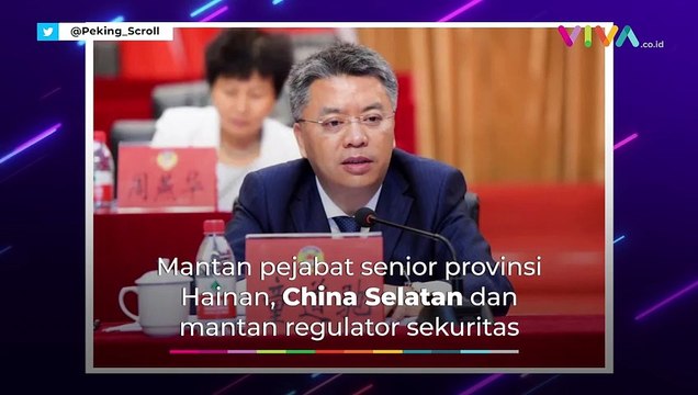 Eks Pejabat Senior China Divonis Hukuman Mati karena Korupsi