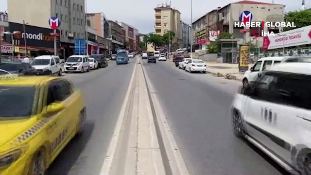 Ümraniye’de temizlik işçisine İETT otobüsü çarptı, o anlar güvenlik kamerasına yansıdı