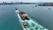 'Castoro 10' isimli gemi İstanbul Boğazı'ndan geçti