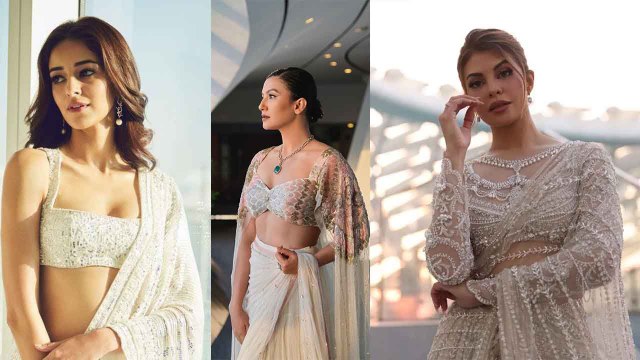 IIFA 2022 Awards: Ananya Pandey, Gauhar Khan और Jacqueline का साड़ी लुक Viral|FilmiBeat