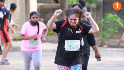 The pure spirting of running while also giving