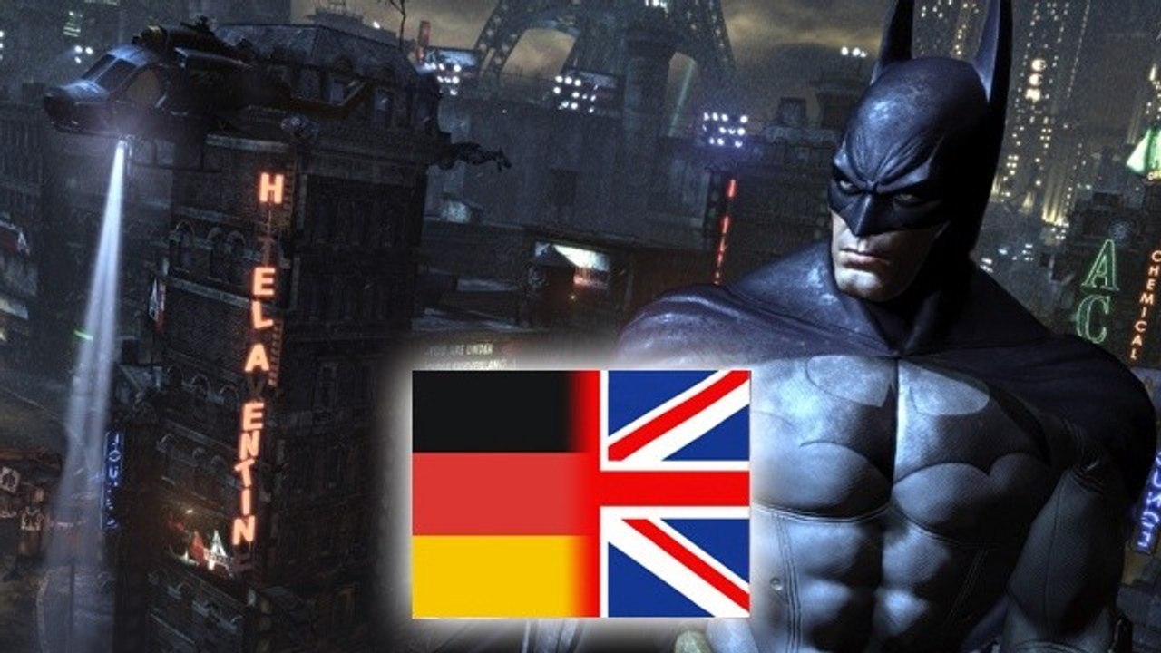 Batman: arkham city - sprachvergleichs-video: deutsch / englisch