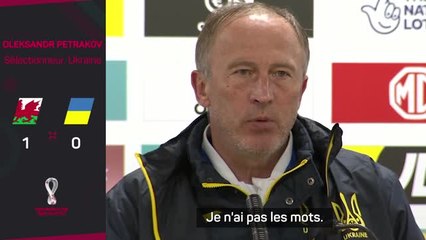 Barrages - Petrakov après l'élimination de l'Ukraine : "Je n'ai pas les mots"