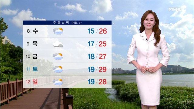 [종합뉴스 날씨]현충일, 비 갠 후 청명한 하늘…충청이남 내일까지 단비 이어져