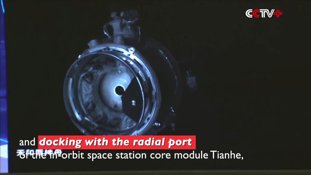 China's Shenzhou-14 Crewed Spaceship Docks with Space Station Module