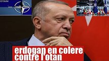 OTAN : Erdogan met de nouveau un frein sur l'adhésion à l'Otan