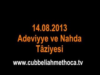 10.08.2013 Adeviyye ve Nahda Katliamları - Cübbeli Ahmet Hoca