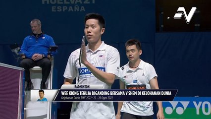 Goh V Shem & Tan Wee Kiong teruja digandingkan dalam Kejohanan Dunia