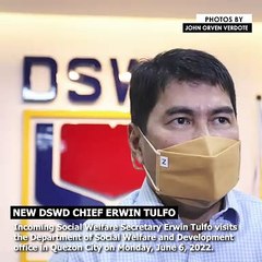 LOOK: New DSWD chief Erwin Tulfo
