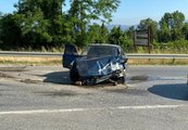 Sakarya'da iki otomobilin çarpıştığı kazada 1 kişi yaralandı