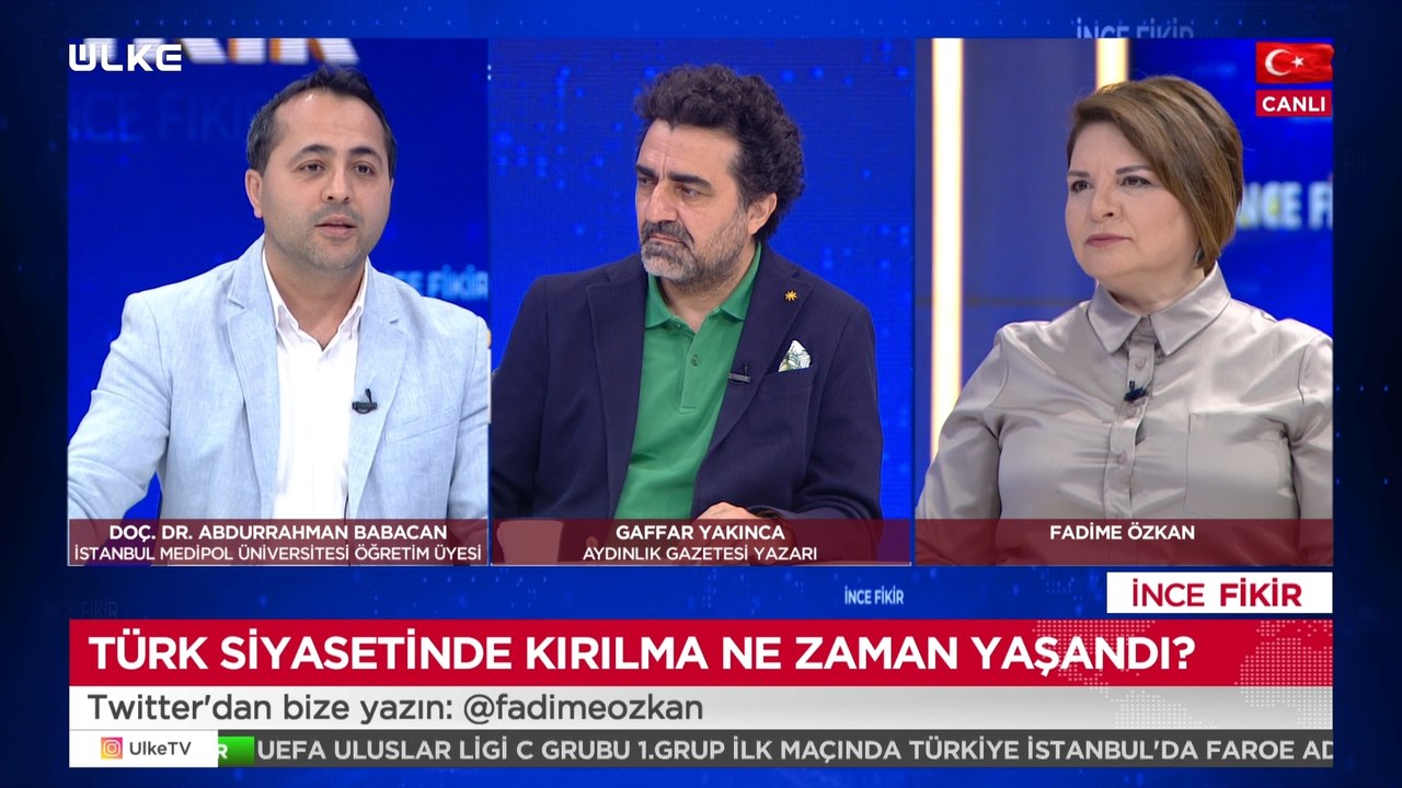 İnce Fikir - Abdurrahman Babacan | Gaffar Yakınca | 5 Haziran 2022