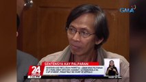 Sentensyang 'reclusion perpetua' laban kina Palparan at 2 pang army officers kaugnay sa pagkawala ng 2 UP student, pinagtibay ng Court of Appeals | 24 Oras