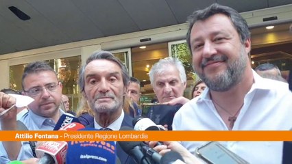 Fontana "Mia ricandidatura? L'importante è che il centrodestra vinca"