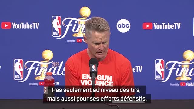 Warriors - Kerr : Un plaisir de voir Curry jouer