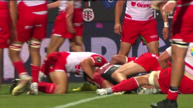 TOP 14 - Essai de Selevasio TOLOFUA (ST) - Stade Toulousain - Biarritz Olympique - J26 - Saison 2021:2022