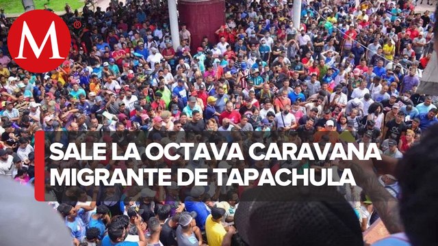Nueva caravana de migrantes sale de Tapachula con mas de 5 mil personas