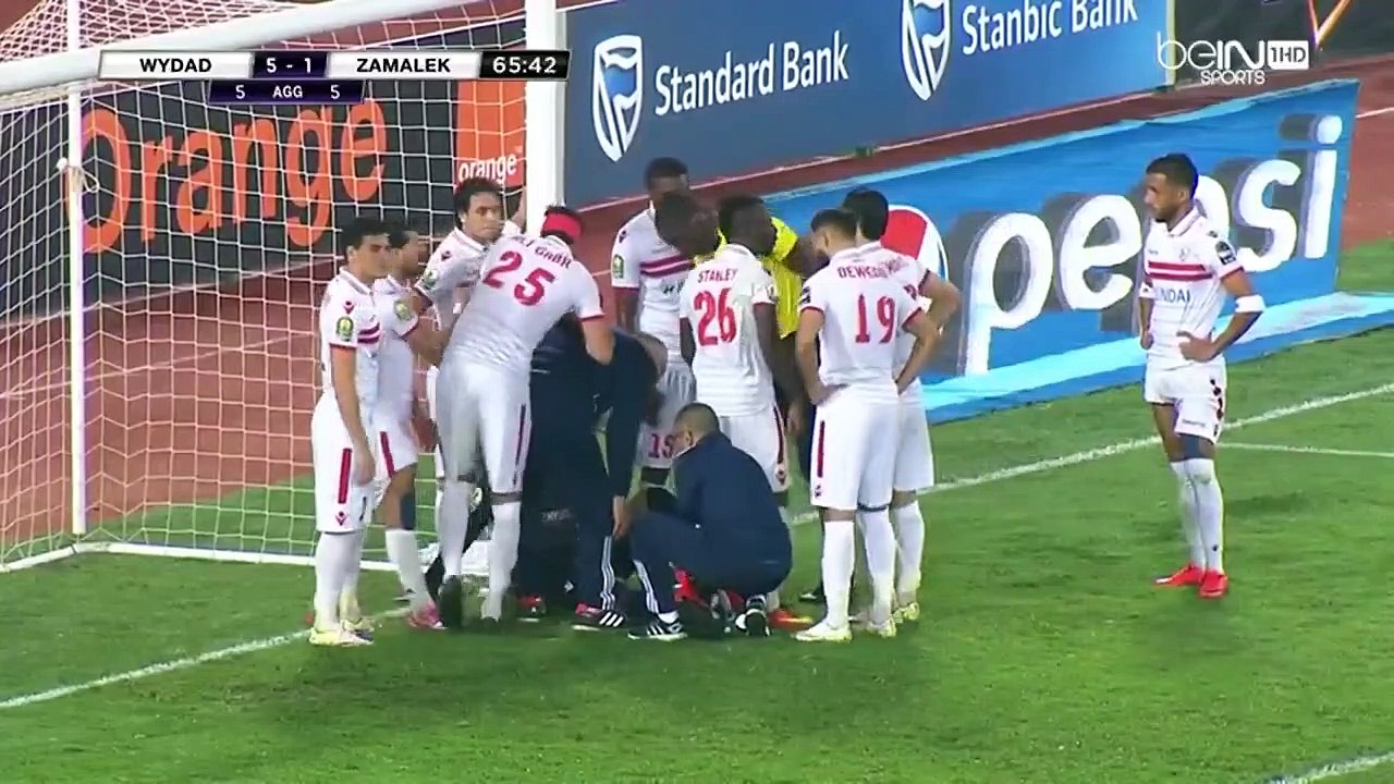 الشوط الثاني مباراة الوداد الرياضي و الزمالك 5...