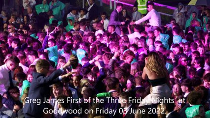 Greg James at Goodwood Racecourse's Three Friday Nights - picture gallery