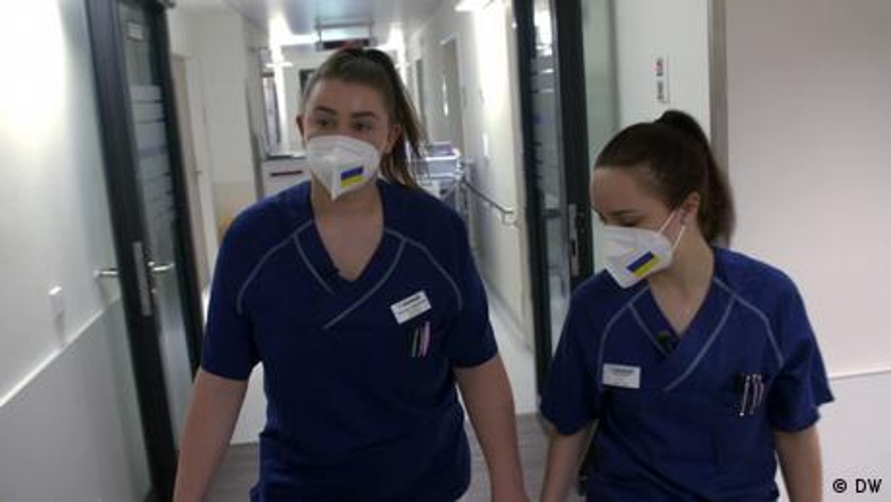 Ukrainische Pflegekräfte helfen in deutschen Krankenhäusern