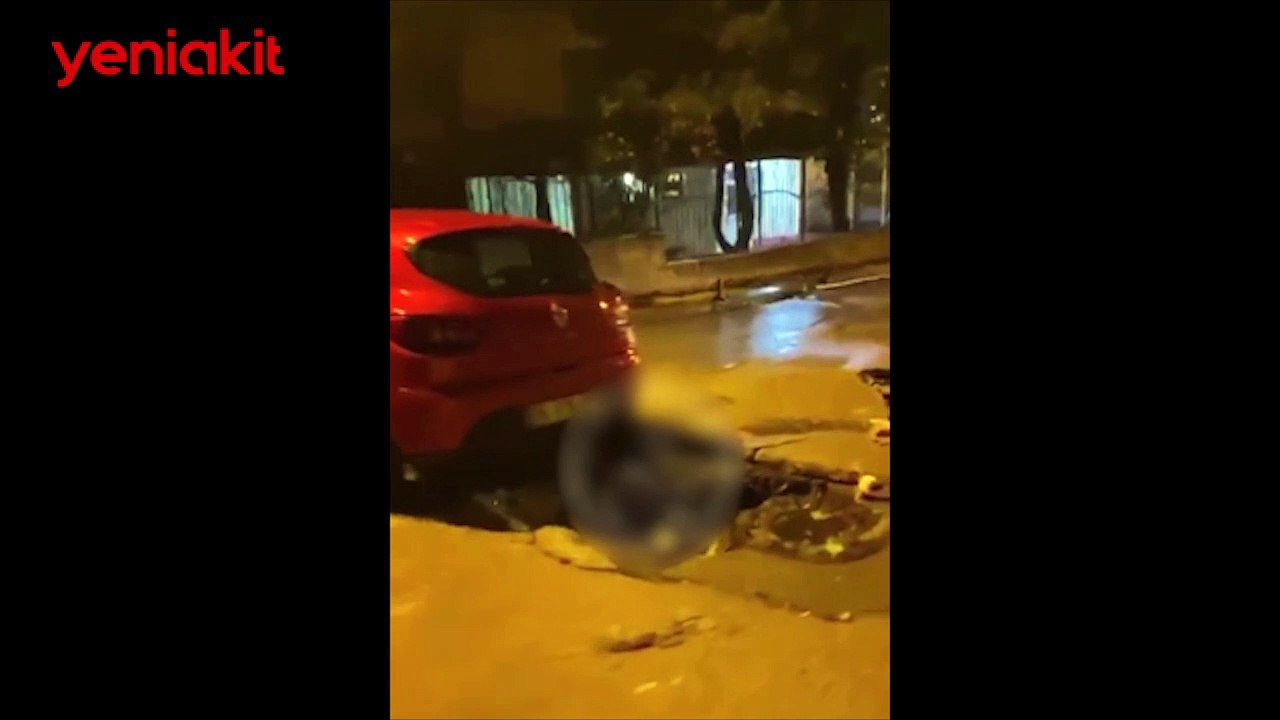 Mansur Yavaş, hizmet vasat! Başkent'e yakışmayan görüntüler: Yol çöktü cadde trafiğe kapatıldı