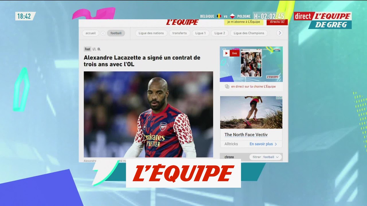 Lacazette a signé un contrat de trois ans - Foot - Transferts - OL