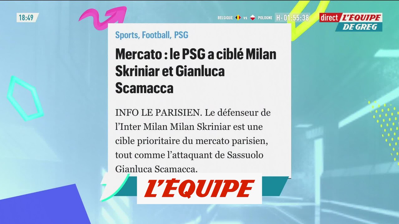 Skriniar (Inter Milan), objectif prioritaire en défense centrale - Foot - Transferts - PSG