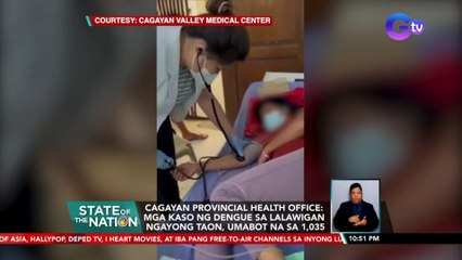 Cagayan Provincial Health Office: mga kaso ng Dengue sa lalawigan ngayong taon, umabot na sa 1,035 | SONA