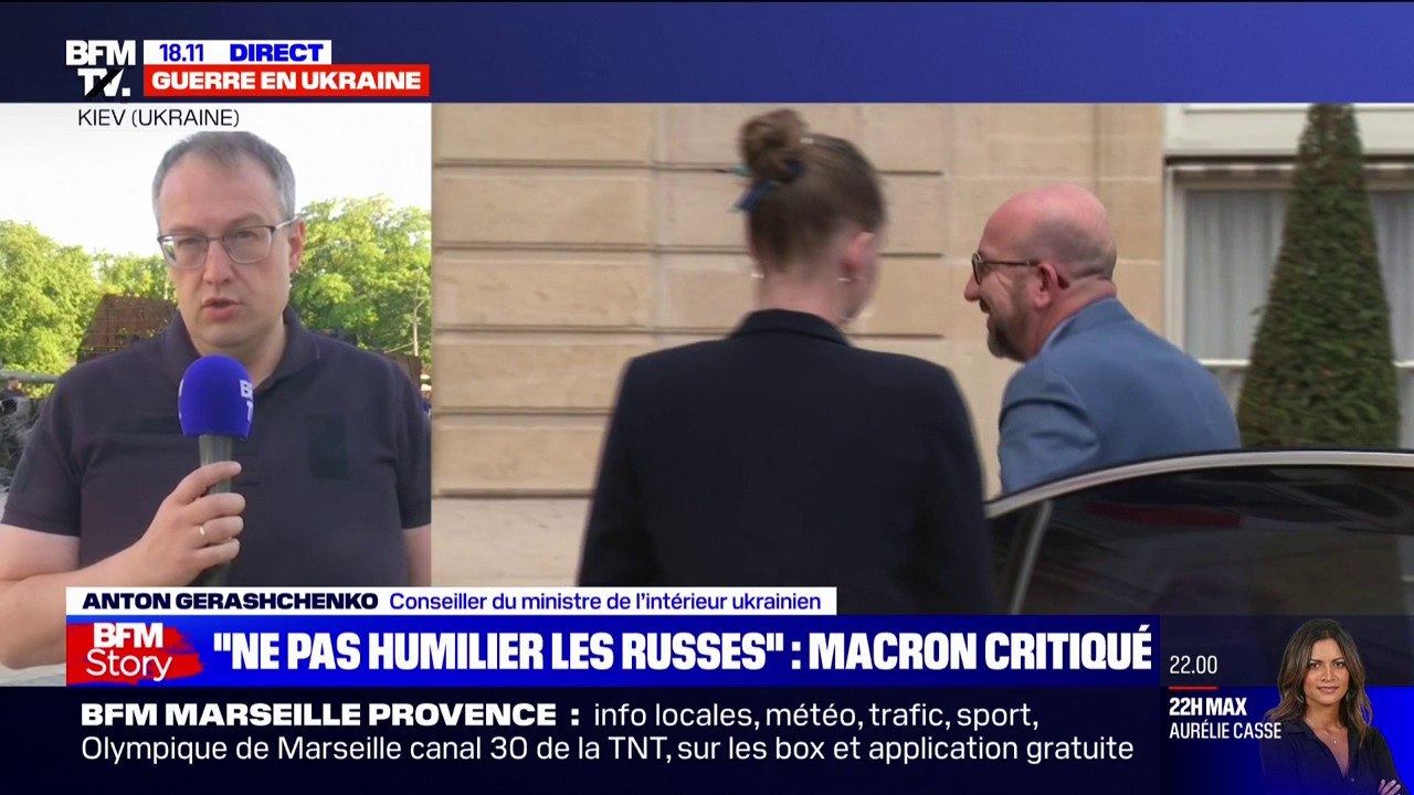 Anton Gerashchenko: "Est-ce que Charles de Gaulle, en 1945, aurait dit qu'il ne faut pas humilier Hitler et l'Allemagne nazie?"
