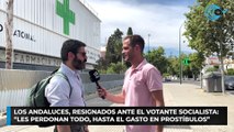 Los andaluces, resignados ante el votante socialista: “Les perdonan todo, hasta el gasto en prostíbulos”