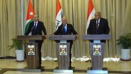 Ürdün ve Mısır dışişleri bakanları, Irak'ta