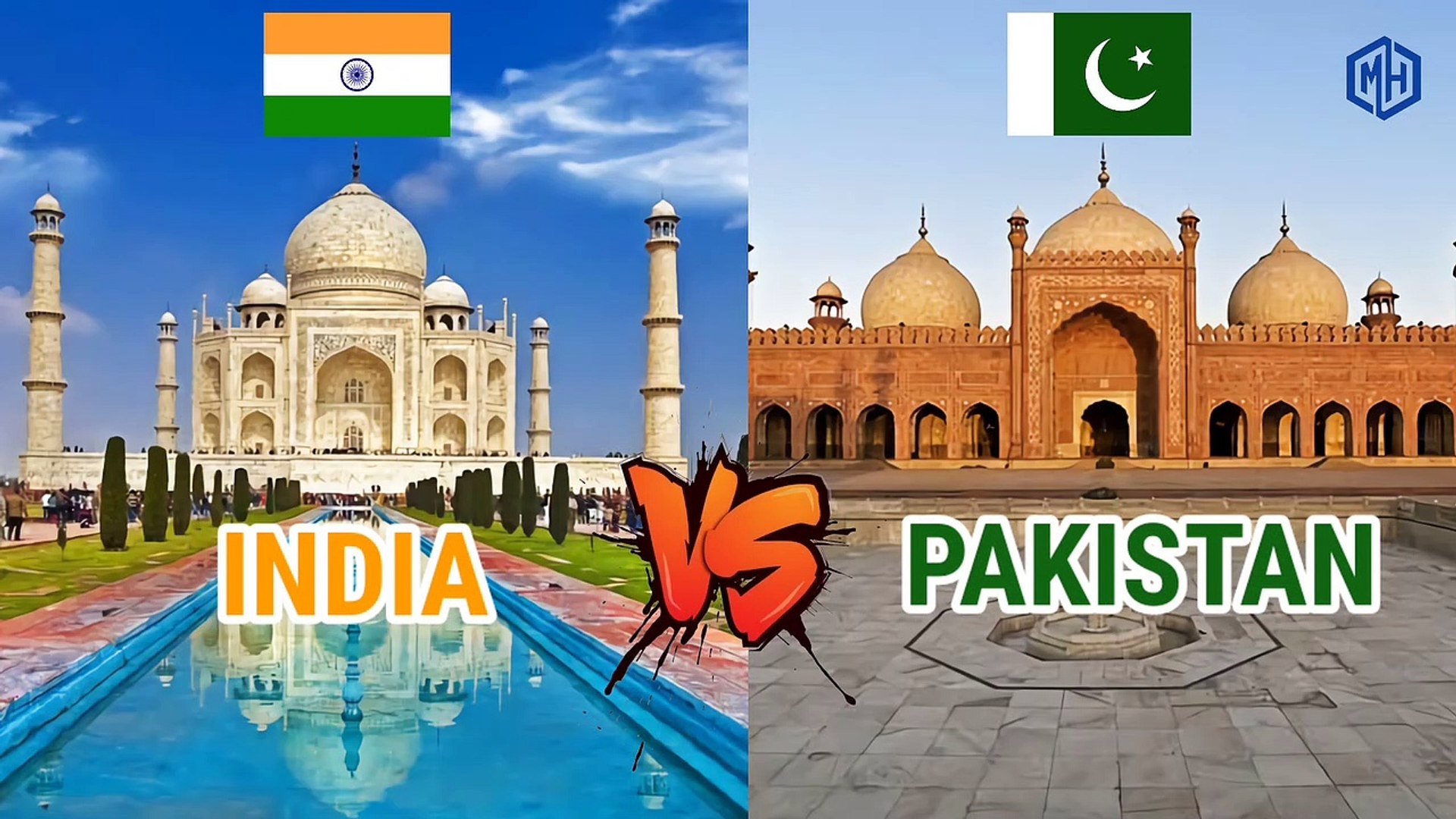 India Vs Pakistan County Comparison