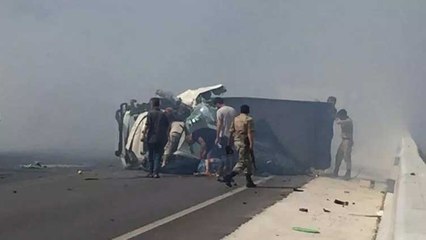 Hatay'da anız dumanı zincirleme kazaya yol açtı