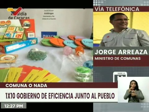 Min. Jorge Arreaza: La Comuna es el Gobierno y allí debe estar aterrizada la política pública