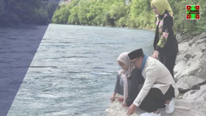 Ridwan Kamil dan Keluarga Lepas Kepergian Eril di Sungai Aare Swiss