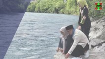 Ridwan Kamil dan Keluarga Lepas Kepergian Eril di Sungai Aare Swiss