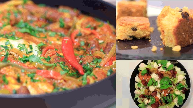 Ojja Merguez, Salade d'abricot, Blondie aux raisins secs- Koujinetna Haka EP 09